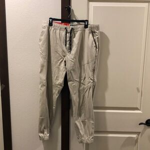 Men's Casual Tan Jogger Pants